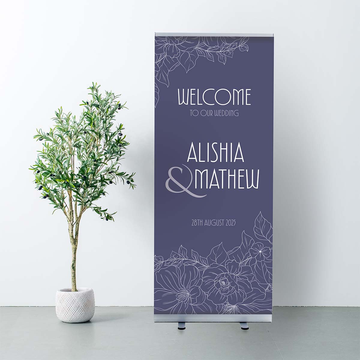 Dusk Wedding Roller Banner